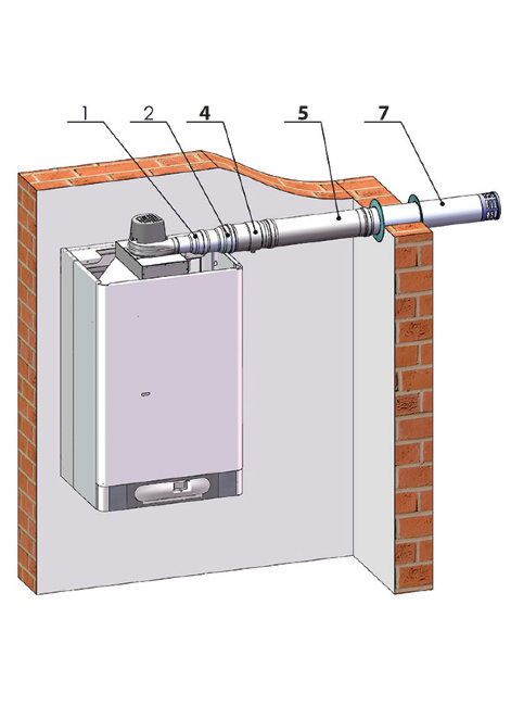 Дымоудаление THERM 1x ø 100 - DUO 50 T.A в Ростове-на-Дону