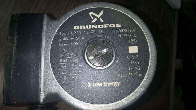Насос Grundfos UPSO 15-70 130 1x230V 50 Hz, арт. 43870 для Thermona (аналог 41715) в Ростове-на-Дону Насос Grundfos UPSO 15-70 130 1x230V 50 Hz, арт. 43870 для Thermona (аналог 41715) в Ростове-на-Дону
