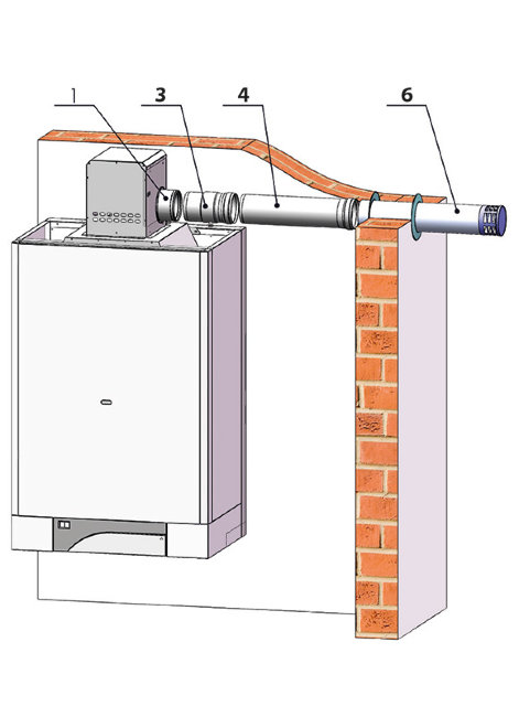 Дымоудаление THERM 1x ø 100 - TRIO 90 T в Ростове-на-Дону Дымоудаление THERM 1x ø 100 - TRIO 90 T в Ростове-на-Дону