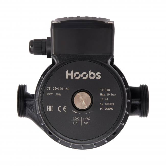 Насос циркуляционный Hoobs CT 25-120S 180мм 500Вт (с гайками) Насос циркуляционный Hoobs CT 25-120S 180мм 500Вт (с гайками)