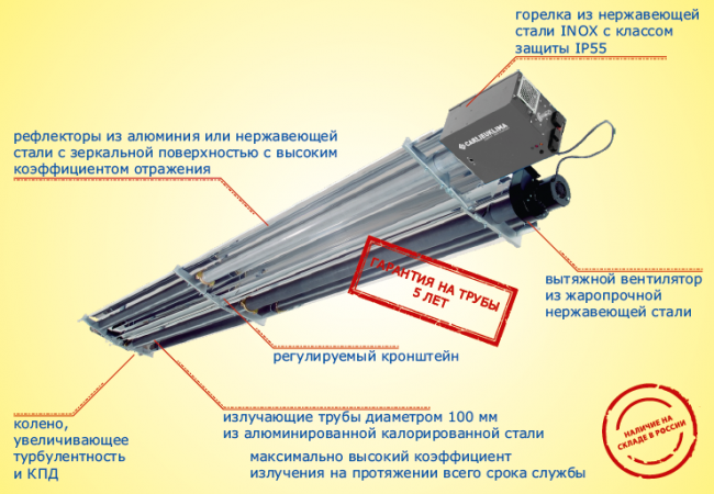 EURAD MSС газовые инфракрасные обогреватели темного типа в Ростове-на-Дону EURAD MSС газовые инфракрасные обогреватели темного типа в Ростове-на-Дону