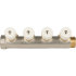 Коллектор 4 отвода с шаровыми кранами STOUT 3/4" 3/4"ЕК (SMB 6851 343404) в Ростове-на-Дону