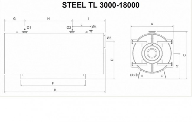 Водогрейный котел STEEL TL