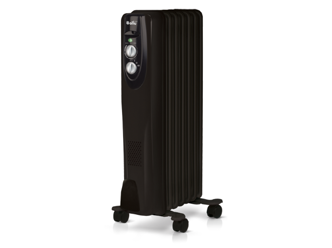 Масляный радиатор Ballu Classic black BOH/CL-07BRN 1500 (7 секций) в Ростове-на-Дону