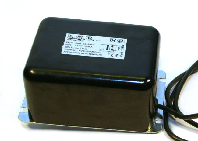Трансф. поджига LGB Prim. 230В/2A/50Гц, Sec. 2x6кВ/30мА (WBO 180-240,  BT 120 DSG 1203V) арт. 15994 (3-18-0630) в Ростове-на-Дону