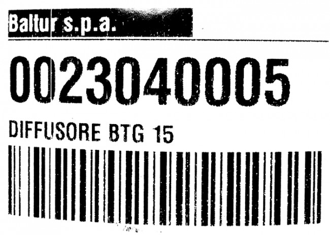 Диффузор BTG 15 арт. 23040005 (3-19-1383) в Ростове-на-Дону