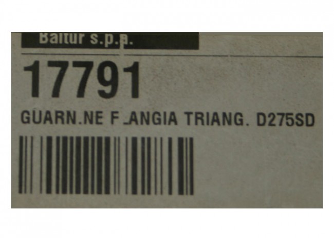 Прокладка фланца треугольная D275 (WBG 300-350) арт. 17791 (3-18-0440) в Ростове-на-Дону