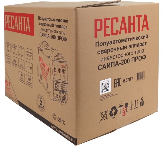 Сварочный полуавтомат Ресанта САИПА-200 ПРОФ (MIG/MAG) в Ростове-на-Дону